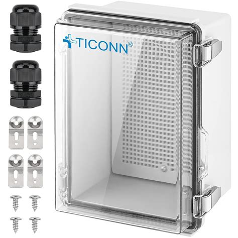 junction box with transparent cover|ticonn waterproof junction box.